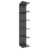 WANDREGAL 35/180/30 cm  - Anthrazit, Modern, Holzwerkstoff (35/180/30cm) - MID.YOU