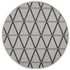 OUTDOORTEPPICH 120 cm Naturalle Grau, Schwarz  - Schwarz/Grau, Design, Naturmaterialien/Textil (120cm) - Novel