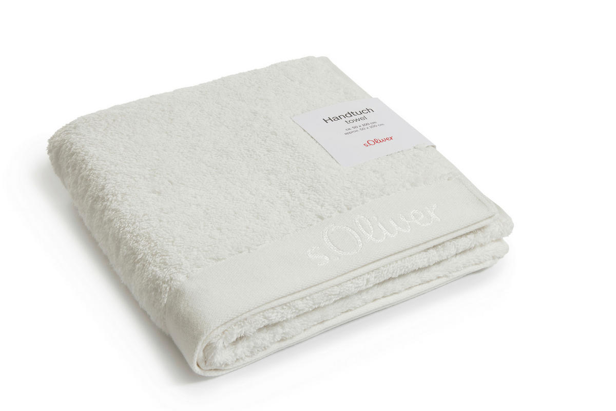 HANDTUCH s.Oliver Ecru  - Ecru, Trend, Textil (50/100cm) - S. Oliver