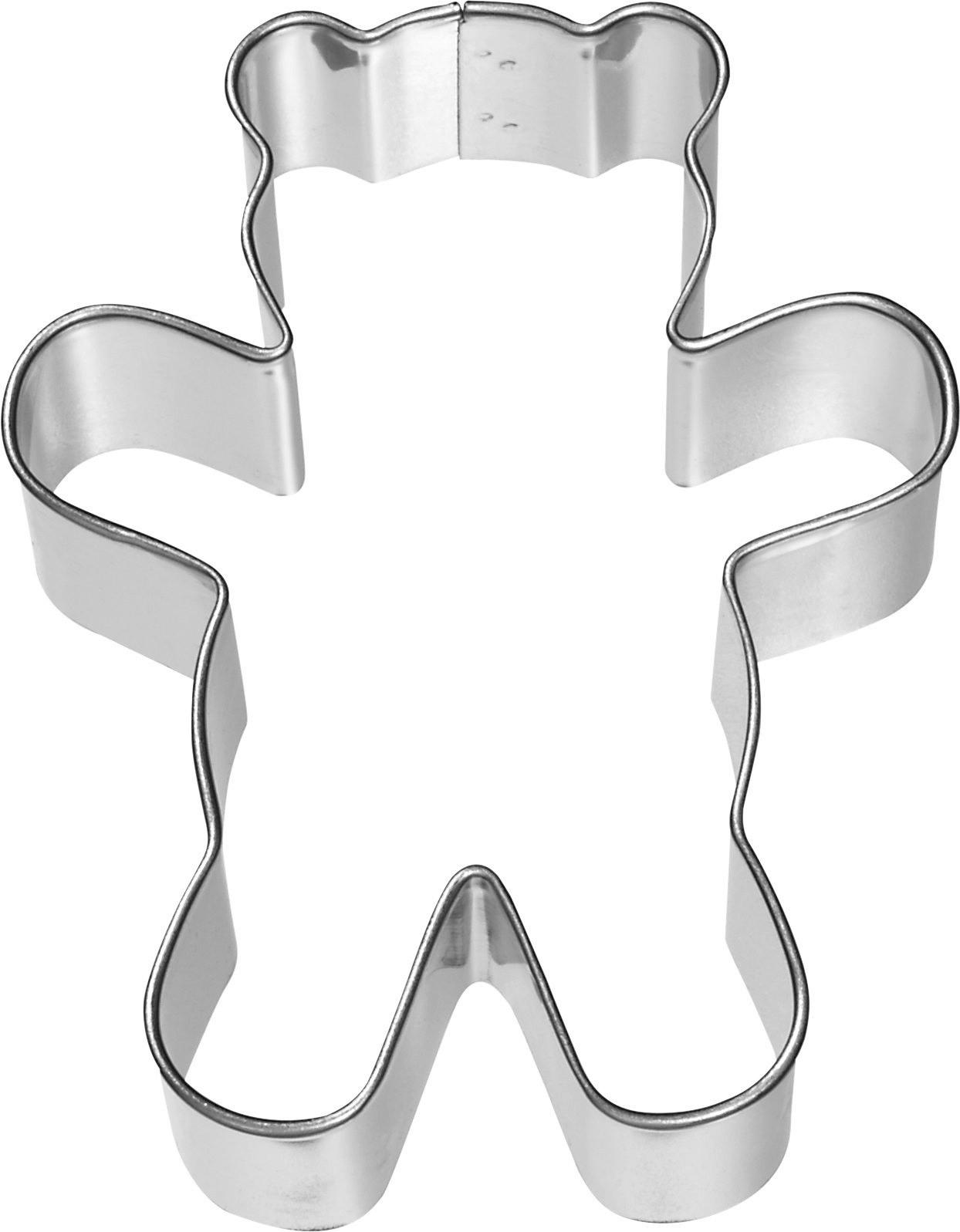 KEKSAUSSTECHFORM - Edelstahlfarben, Basics, Metall (3,8/2,2/4,5cm) - Birkmann