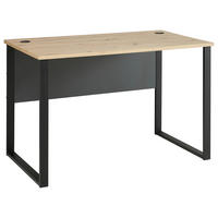 PISAĆI STOL  boje grafita, hrast Artisan  metal, drvni materijal  - boje grafita/hrast Artisan, Moderno, drvni materijal/metal (120/77/73cm) - Voleo