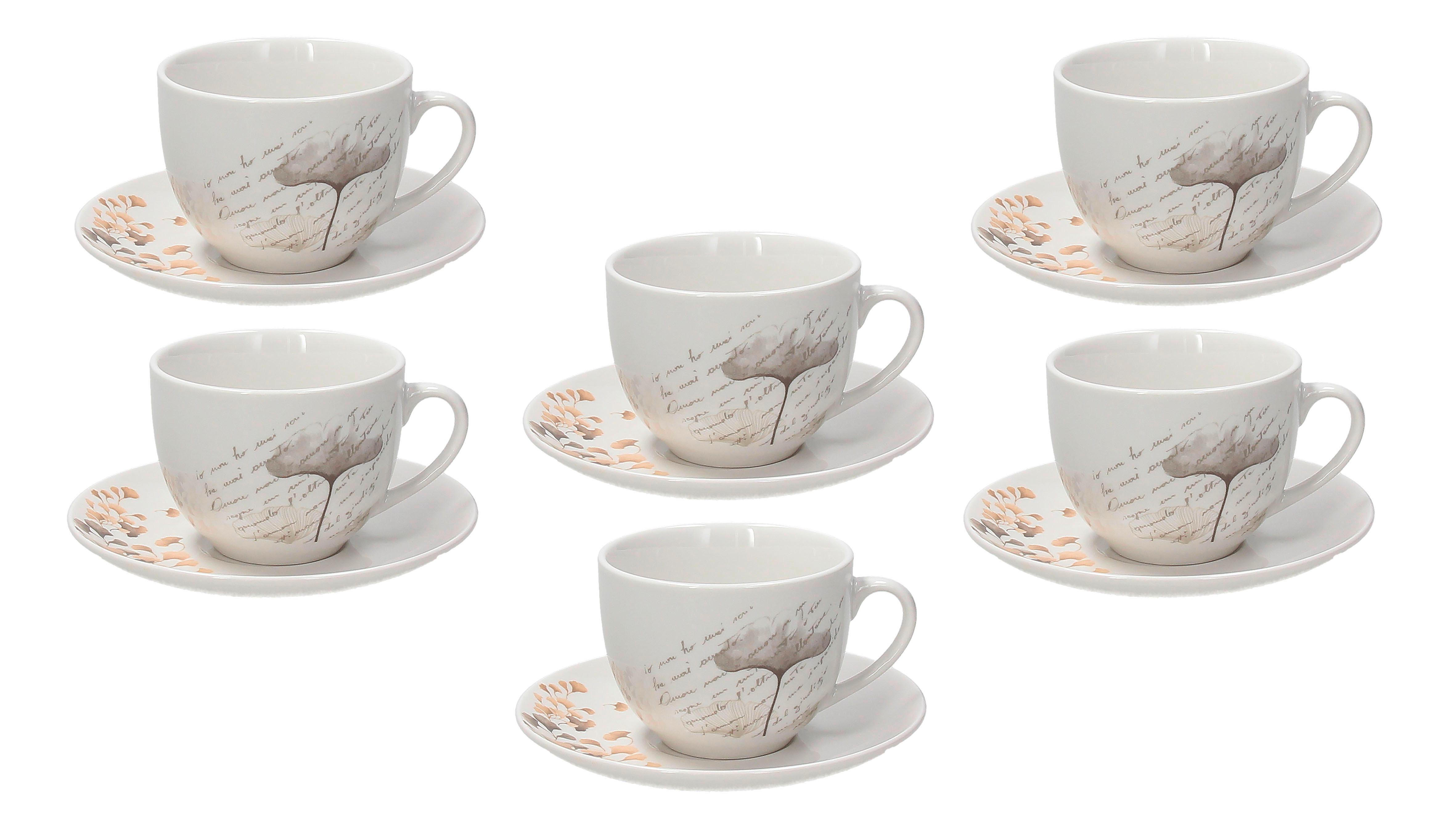 SET ZA ČAJ MADISON POESIA  - višebojno, Basics, keramika (44.5/19/8cm) - Tognana