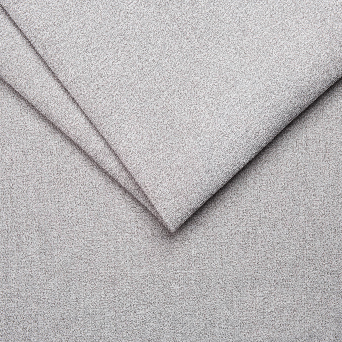 SAROKKANAPÉ textil világosszürke  - világosszürke/fekete, Konventionell, textil/fém (255/217cm) - MID.YOU