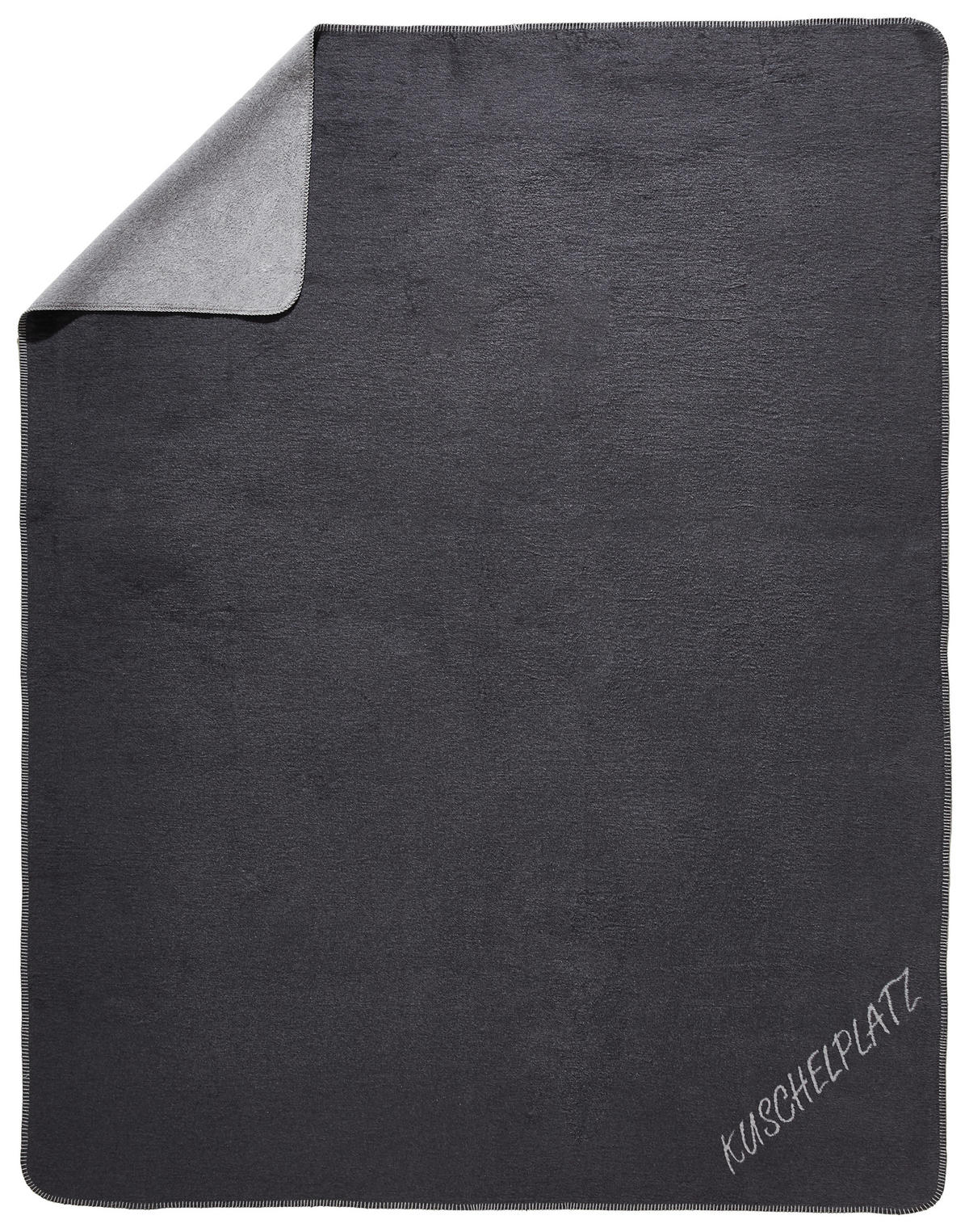 PLÉD 150/200 cm  - ezüstszínű/antracit, Design, textil (150/200cm) - Novel