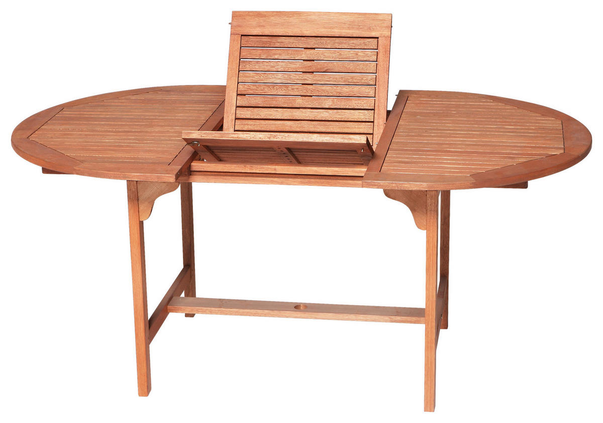 GARTENSET Eukalyptusholz Hartholz  - Naturfarben/Grün, KONVENTIONELL, Holz/Textil - Gardenson