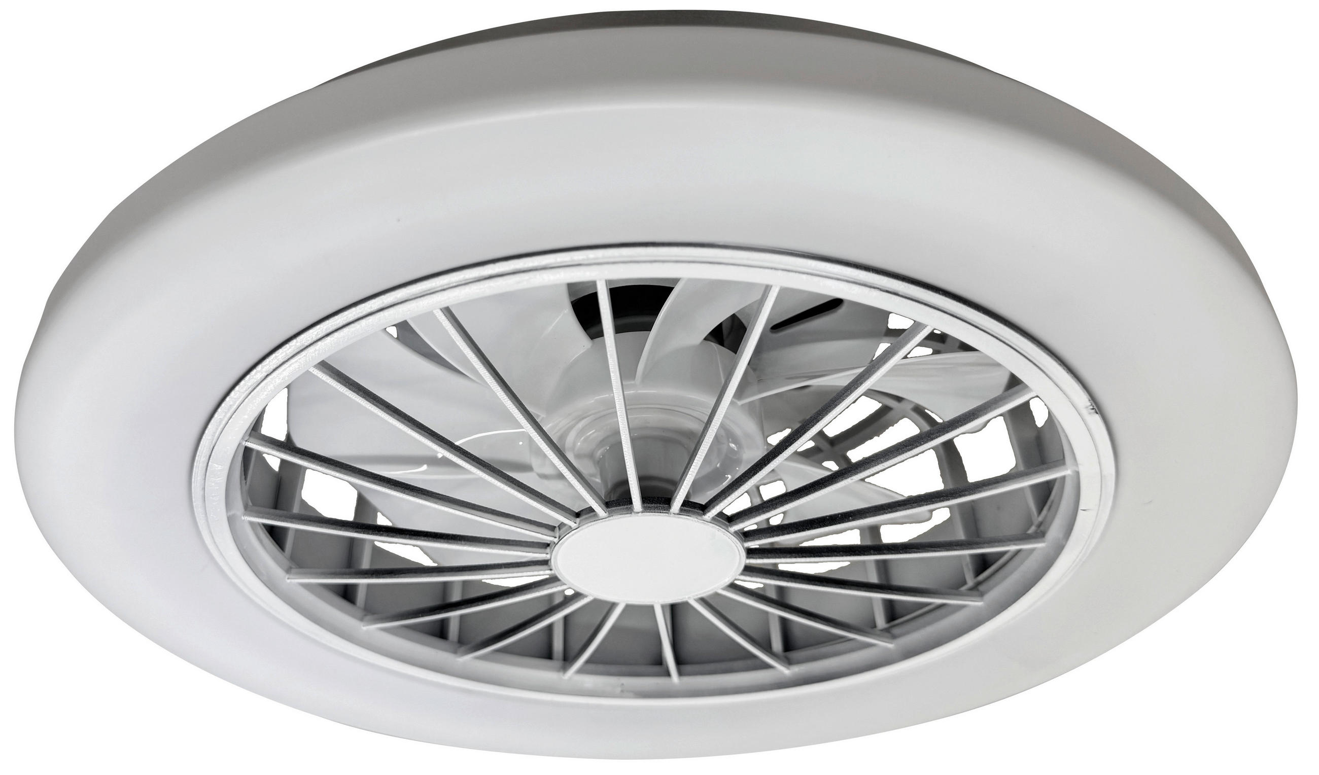 VENTILATOR STROPNI  bijela   bijela  LED VENTILATOR ELDA  - bijela, Basics, plastika (38/14,30cm)