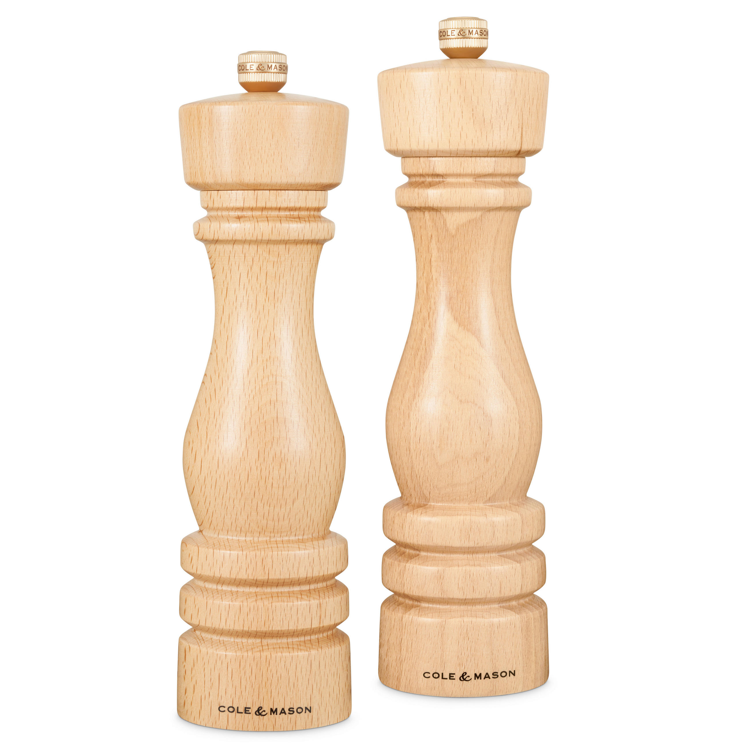 SALZ- ODER PFEFFERMÜHLE  - Hellbraun, Basics, Keramik/Holz (19,2/26/7,2cm) - Cole & Mason