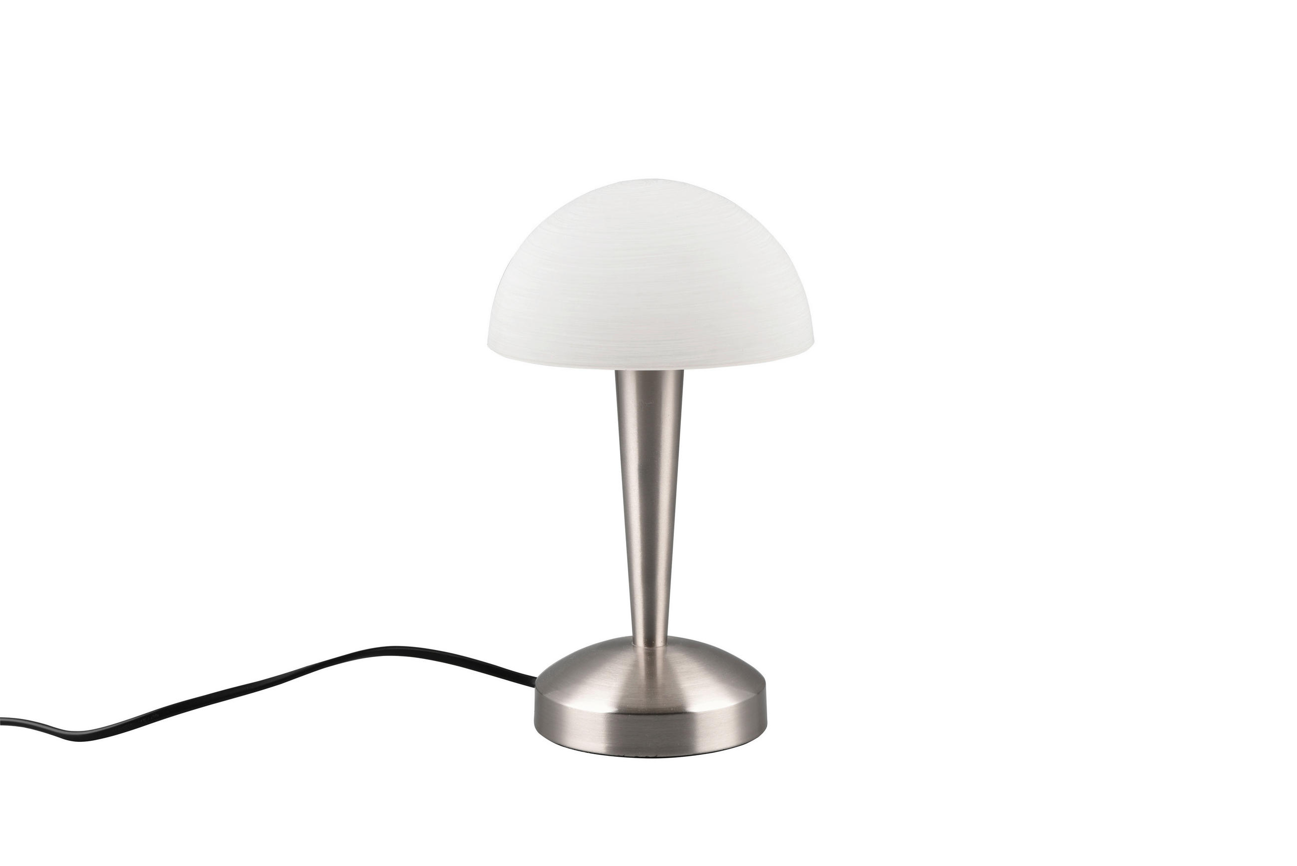BORDSLAMPA CANARIA 15/26,5 cm   - vit/nickelfärgad, Basics, metall/glas (15/26,5cm)