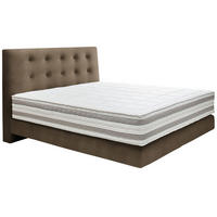 BOXSPRINGBETT 160/200 cm  in Braun  - Braun, Konventionell, Holz/Textil (160/200cm) - Dieter Knoll