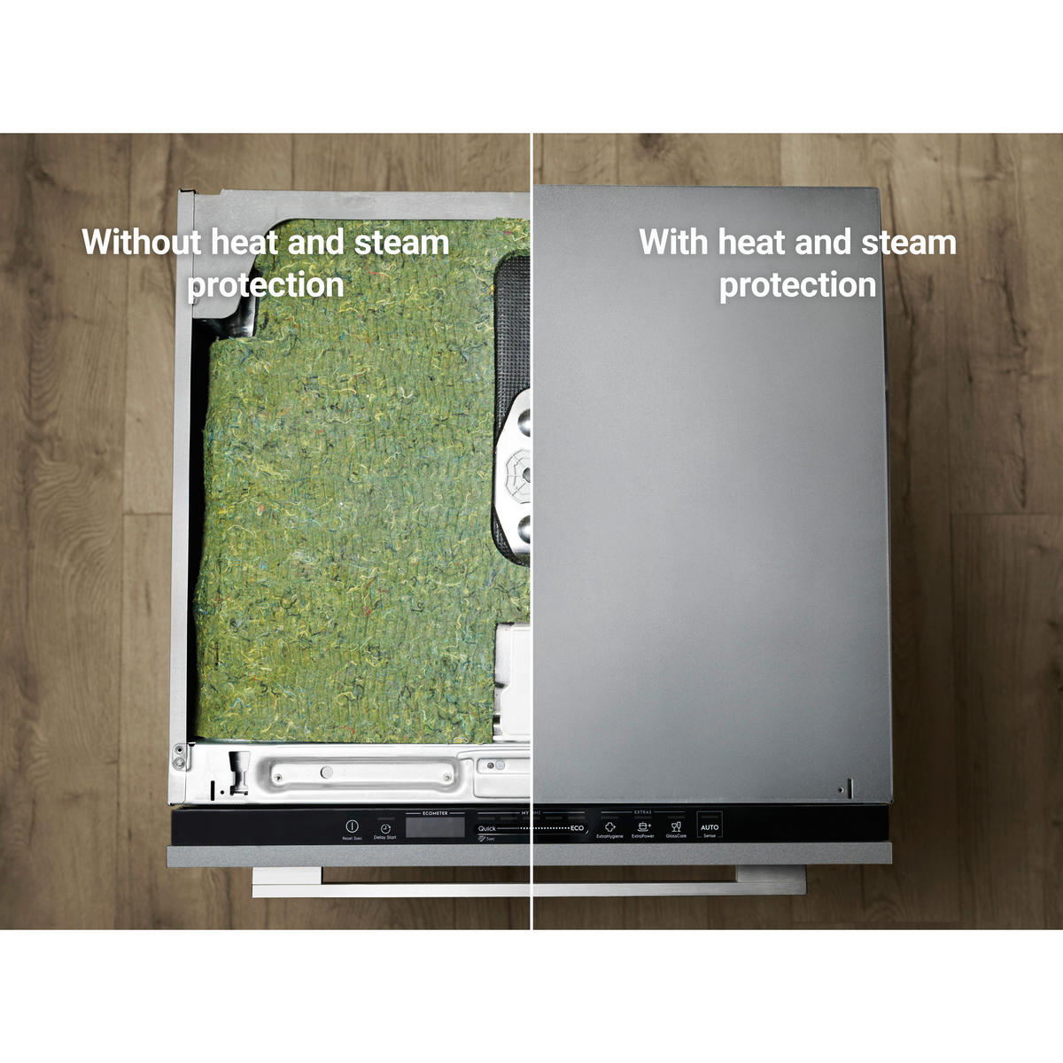 KOCHFELDSCHUTZBODEN   - Edelstahlfarben, Basics, Metall (55,3/3,0/48,3cm) - Electrolux