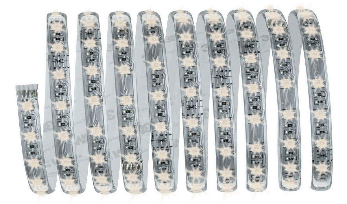 LED-STRIP MAX LED 300/1,25/0,3 cm   - Silberfarben, Design, Kunststoff (300/1,25/0,3cm) - Paulmann