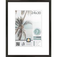 BILDERRAHMEN Schwarz  - Schwarz, Basics, Glas/Kunststoff (31,2/25,2cm)