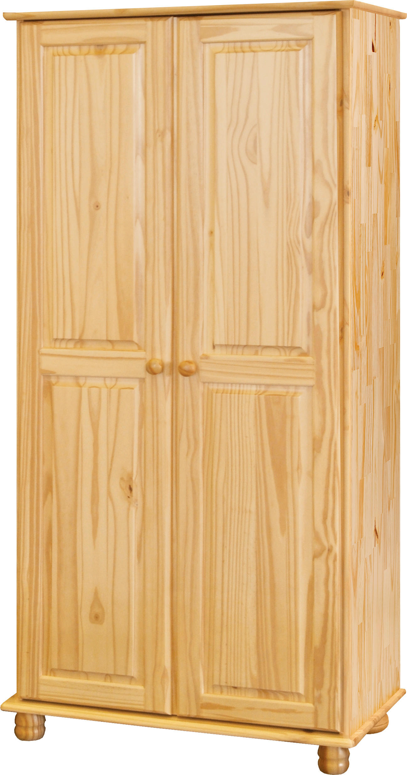 KLEIDERSCHRANK 82/170/52 cm,  in Naturfarben, 2-türig  - Naturfarben, Natur, Holz (82/170/52cm) - Livetastic