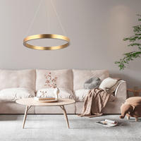 LED-HÄNGLAMPA Midway 60/126 cm  - guldfärgad, Design, metall (60/126cm)