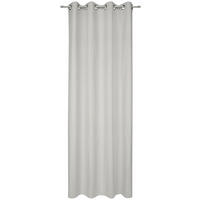 ZAVESA SA KARIKAMA bež - bež, Osnovno, tekstil (140/245cm) - Esposa