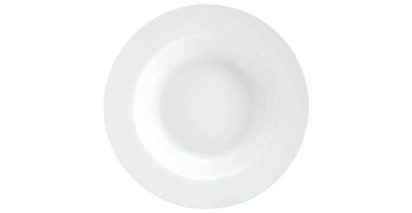 SUPPENTELLER 22 cm - Weiß, Basics, Keramik (22cm) - Boxxx