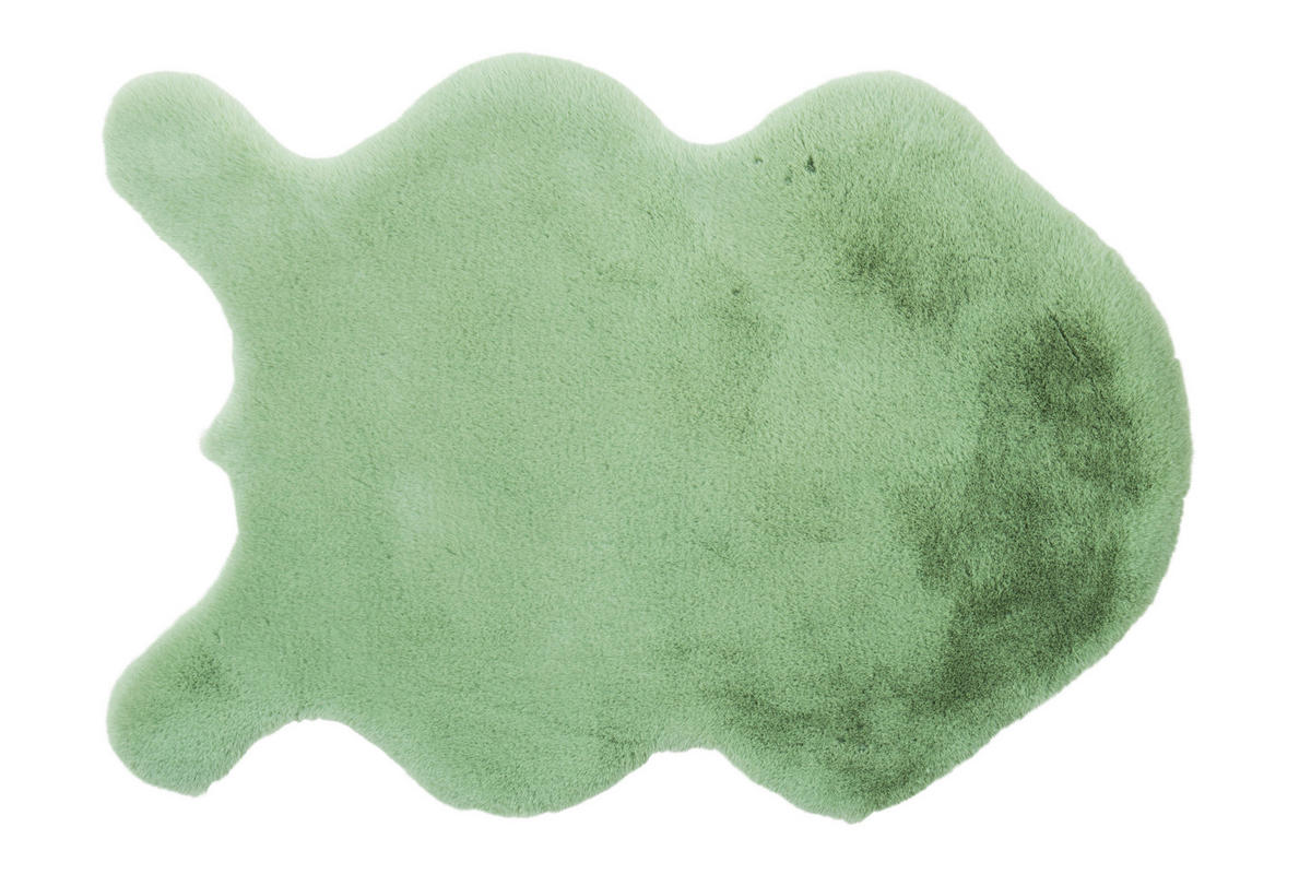 UMELÁ KOŽUŠINA, 55/80 cm, zelená - zelená, Basics, textil (55/80cm)