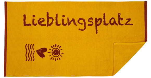 STRANDTUCH Orange 90/180 cm  - Orange, Trend, Textil (90/180cm) - Esposa