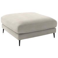 HOCKER Textil Naturfarben  - Schwarz/Naturfarben, Design, Textil/Metall (120/43/90cm) - Dieter Knoll