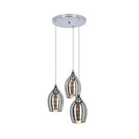 VISEČA SVETILKA     35/35/125 cm        60 W E27 - barve kroma, Design, kovina (35/35/125cm)