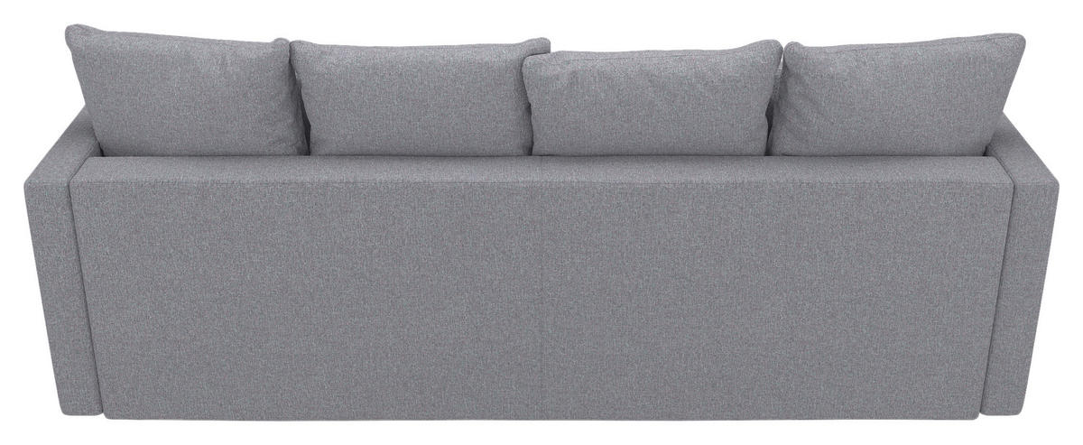 ROZKLADACIA POHOVKA, textil, sivá - čierna/sivá, Design, textil (223/96/95cm) - MID.YOU