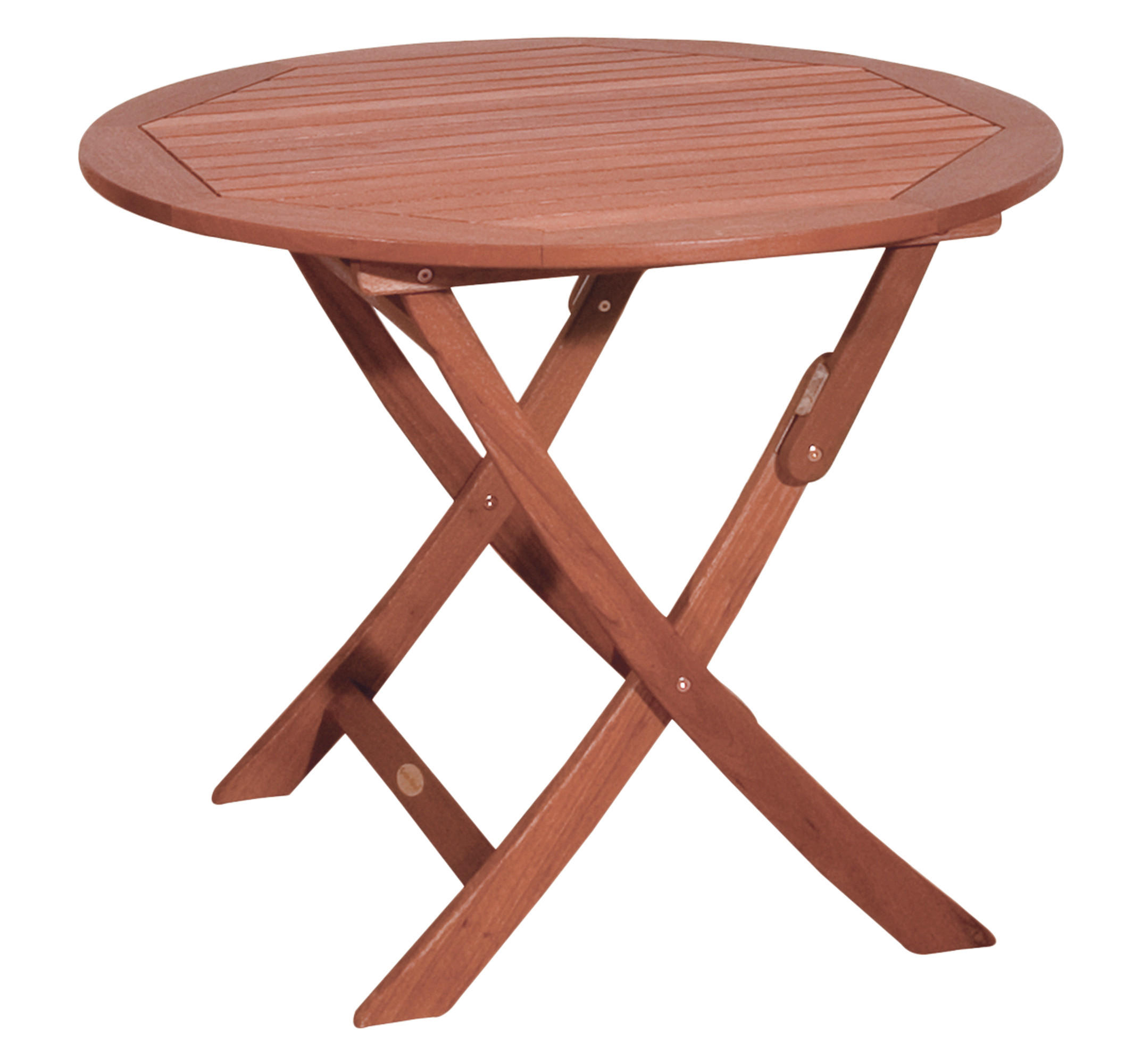 Gardenson Gartentisch Braun 73x90x90 cm