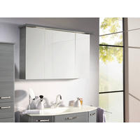 OMARA Z OGLEDALOM 115/72/20 cm  - barve grafita, Design, leseni material (115/72/20cm) - Xora