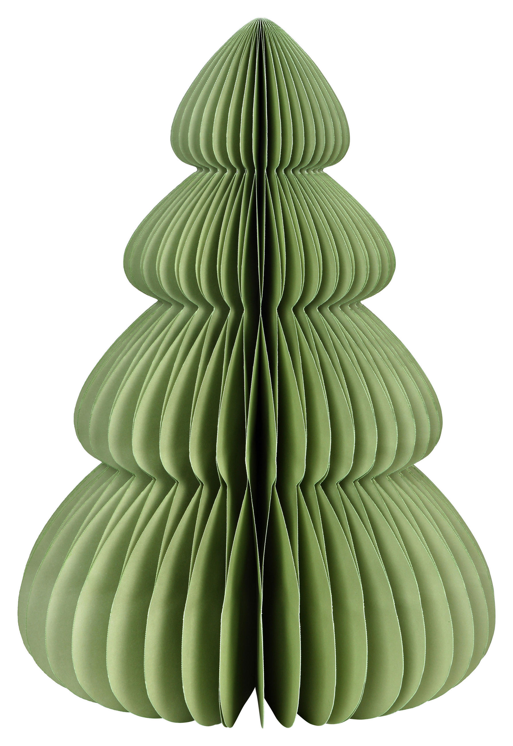 DEKOBAUM  - Hellgrün, Basics, Papier (35,0/50,0/35,0cm) - X-Mas