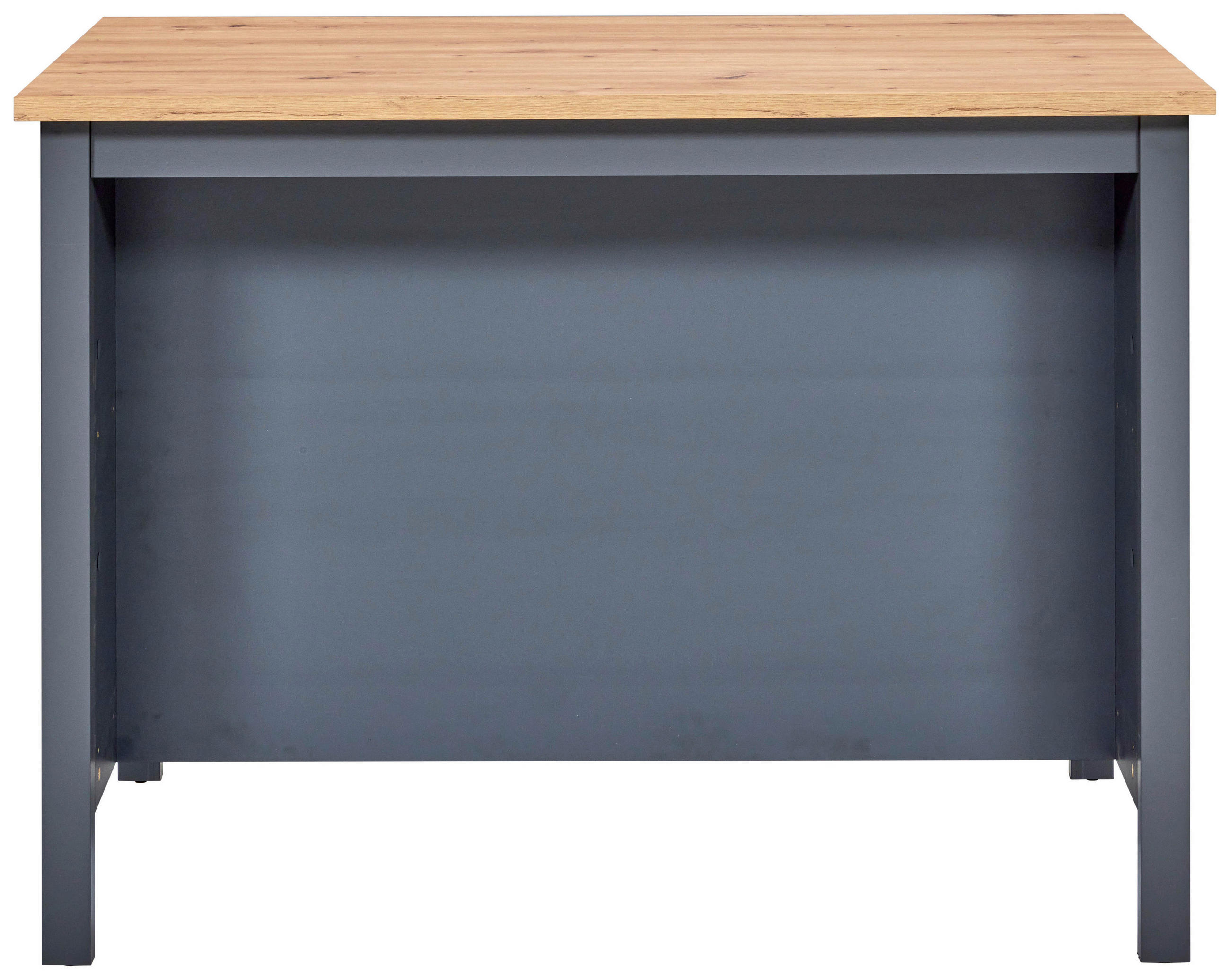 KÜCHENINSEL 124/91/75 cm in Anthrazit, Eiche Artisan - Anthrazit/Schwarz, MODERN, Holzwerkstoff/Metall (124/91/75cm) - home24