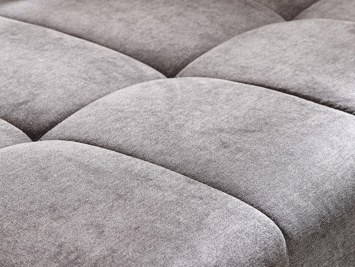 ECKSOFA Blau, Grau Webstoff  - Blau/Silberfarben, KONVENTIONELL, Kunststoff/Textil (280/194cm) - Carryhome