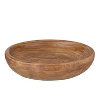 DEKOSCHALE - Braun, Basics, Holz (48/48/12,5cm) - Ambia Home