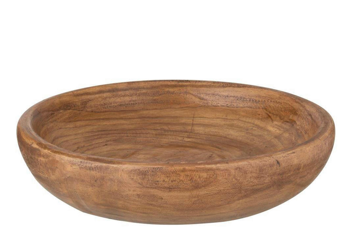 DEKOSCHALE - Braun, Basics, Holz (48/48/12,5cm) - Ambia Home