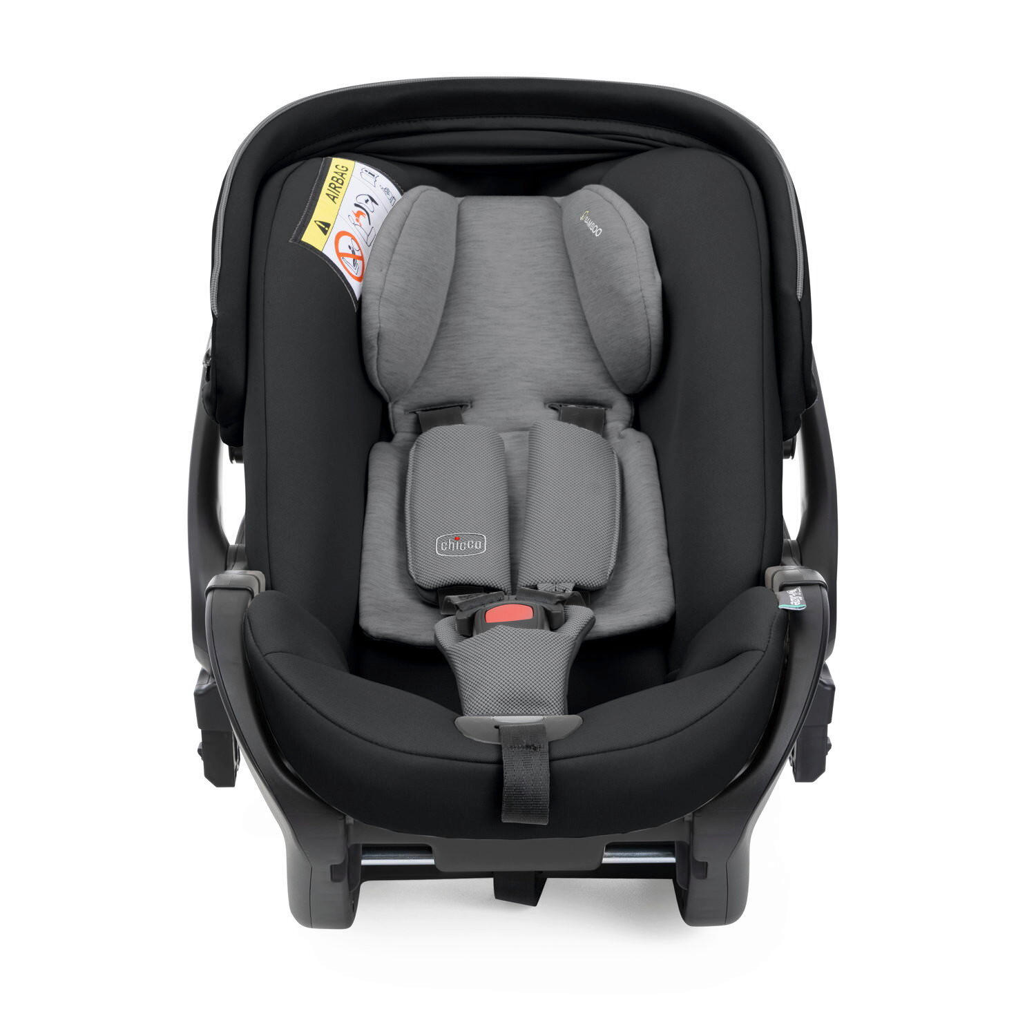 KINDERAUTOSITZ First Seat Recline I-Size   - Dunkelgrau/Hellgrau, Basics, Textil (44/58/60/65cm) - Chicco