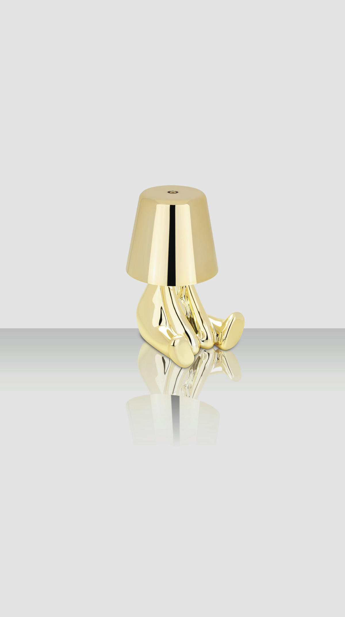 STOLNÍ LAMPA NA BATERIE, 9,5/11/15,5 cm  - barvy zlata, Trend, kov/plast (9,5/11/15,5cm) - Novel