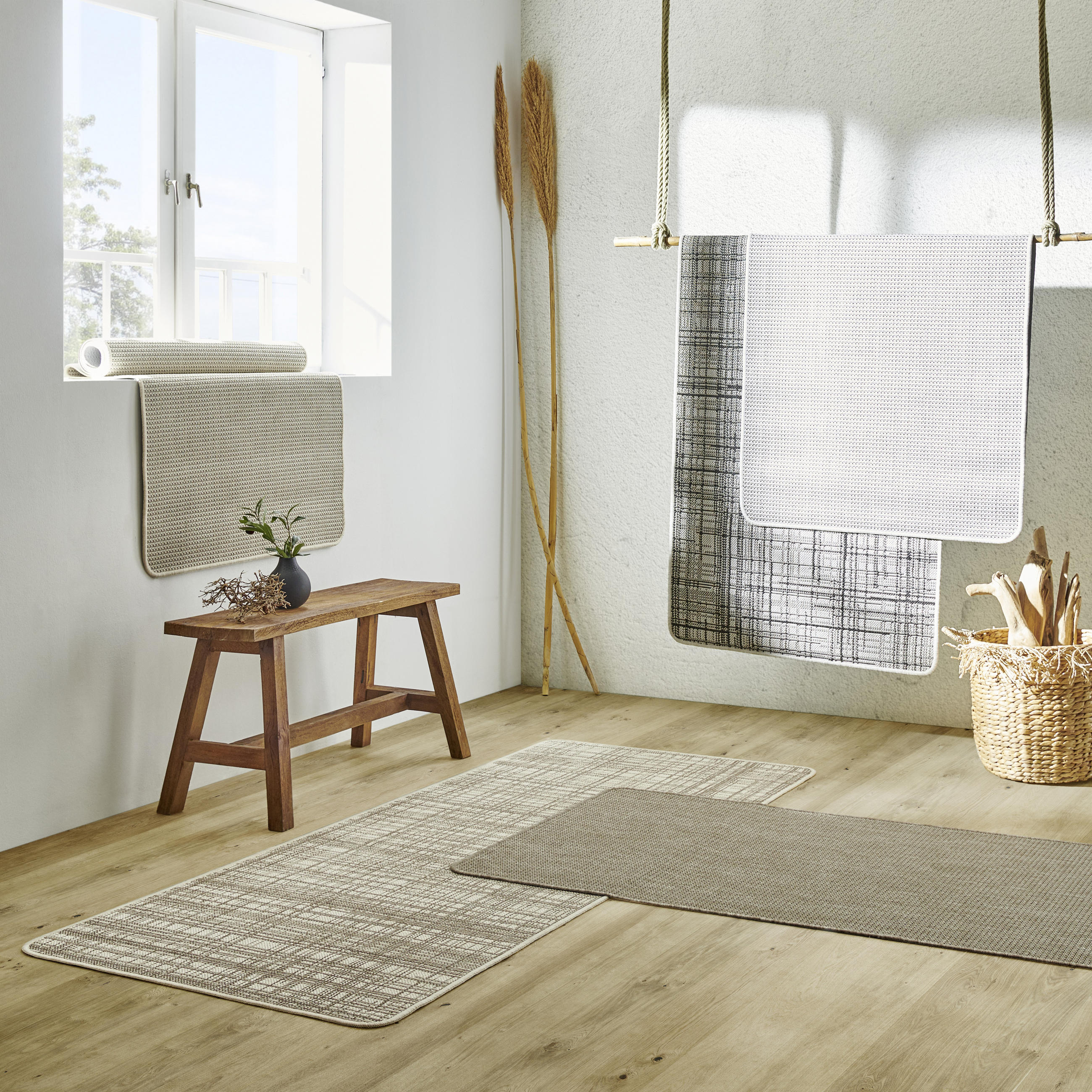 KOBEREC TKANÝ NA PLOCHO, 60/110 cm, hnědá - hnědá, Konvenční, textil (60/110cm) - Boxxx