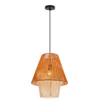 PENDELLEUCHTE Africa 40/40/130 cm  - Beige, Natur, Holz (40/40/130cm)