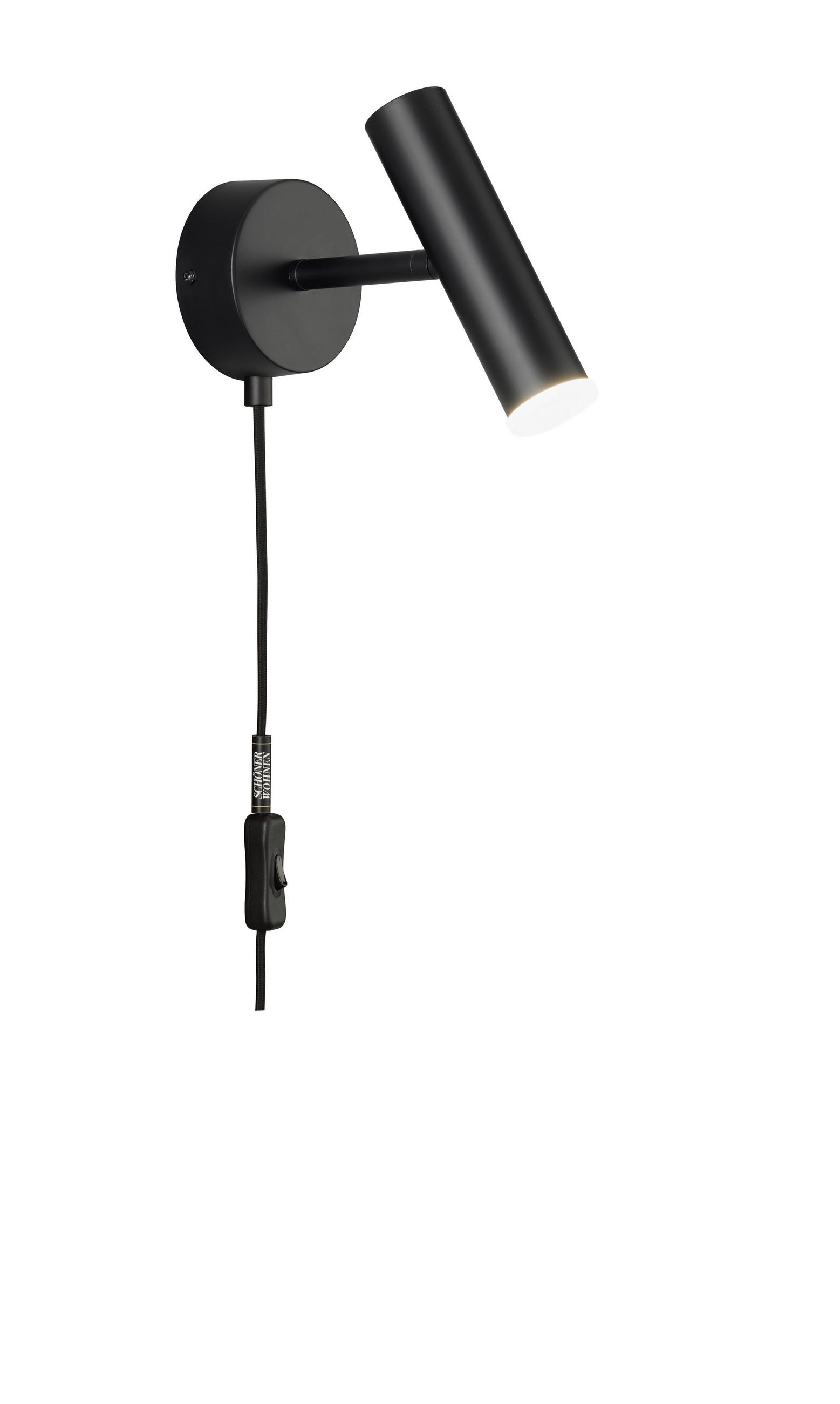 LED-WANDLEUCHTE Stina 830234 - Schwarz, Design, Metall (10/17cm) - Schöner Wohnen