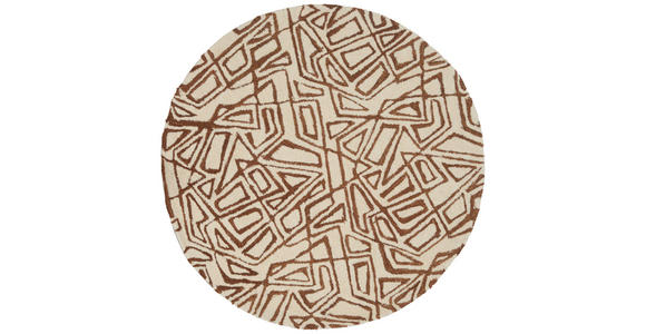 WOLLTEPPICH 120 cm Energy Rostfarben  - Rostfarben, Trend, Textil (120cm) - Novel