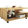 COUCHTISCH in Holzwerkstoff 50/80/40 cm  - Eichefarben/Honig, Basics, Holzwerkstoff (50/80/40cm) - MID.YOU