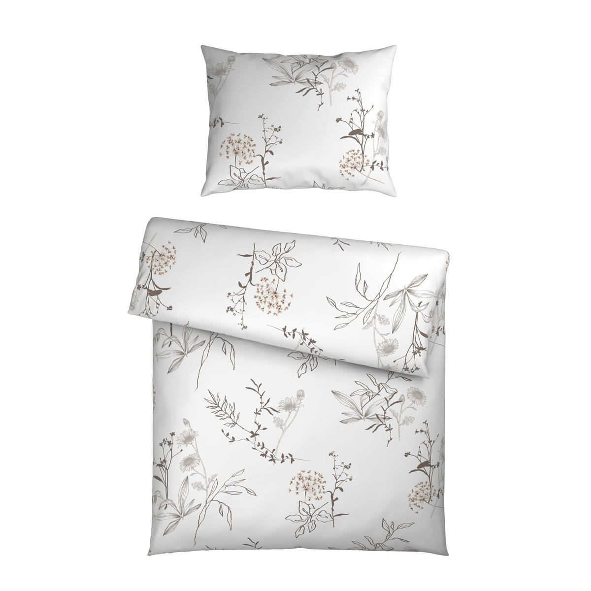 BETTWÄSCHE Satin 140/200 cm  - Weiß, KONVENTIONELL, Textil (140/200cm) - Esposa