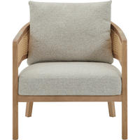FOTEL - bézs/krémszínű, Lifestyle, textil/fa (71/73/80cm) - Livetastic