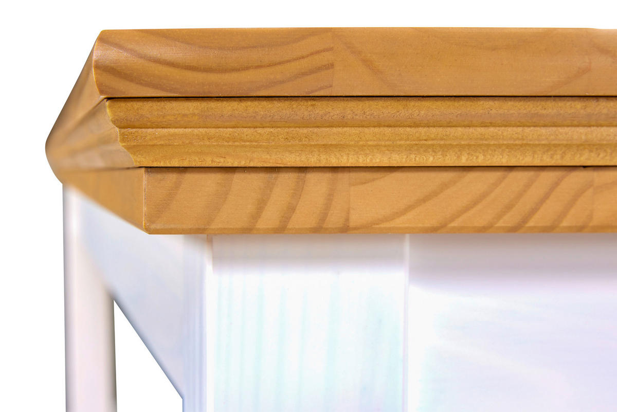 ESSTISCH in Holz  - Eichefarben/Weiß, KONVENTIONELL, Holz (166,4/76/90cm) - MID.YOU