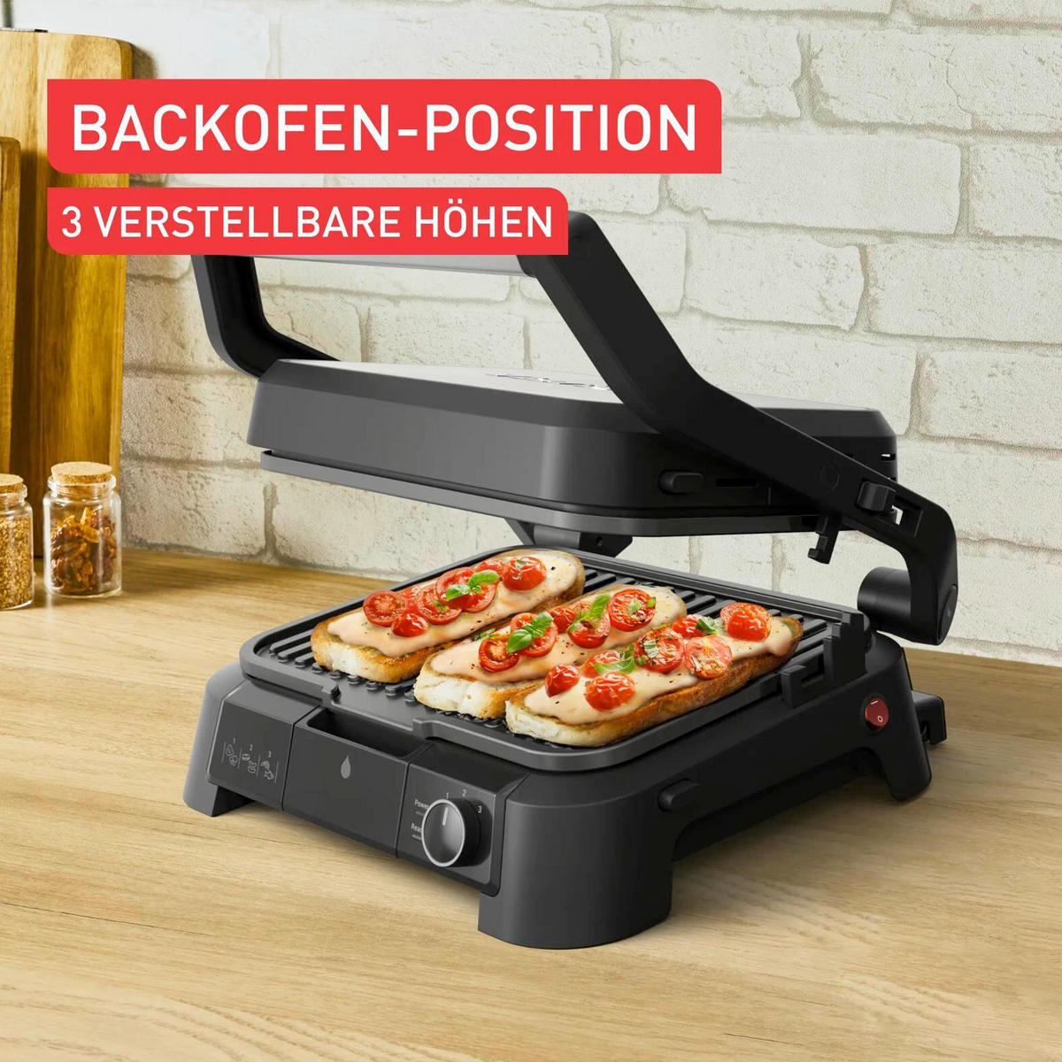 KONTAKTGRILL  - Schwarz, Basics, Kunststoff/Metall - Tefal