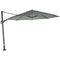 AMPELSCHIRM 350 cm  - Anthrazit/Olivgrün, KONVENTIONELL, Textil/Metall (350/350cm) - Siena Garden