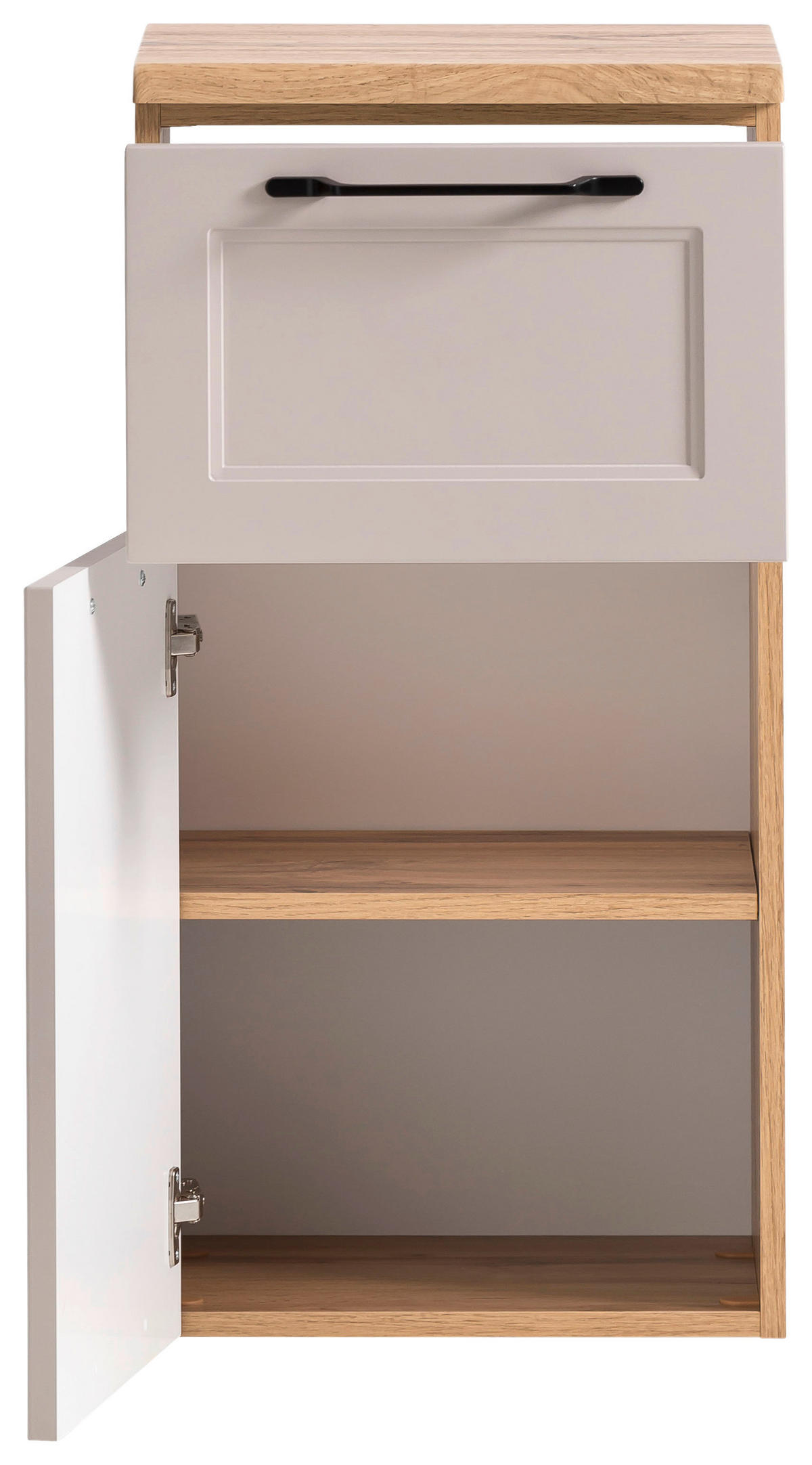 UNTERSCHRANK 40/79/35 cm   - Kaschmir/Eiche Wotan, ROMANTIK / LANDHAUS, Holzwerkstoff/Kunststoff (40/79/35cm) - Xora