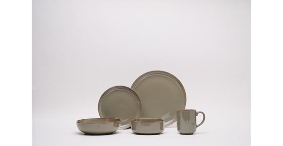 KOMBISERVICE Marbella 20-teilig  - Braun, Trend, Keramik - Novel