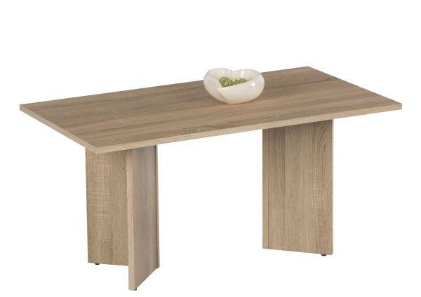 KLUBSKA MIZA, 86/44/58 cm hrast sonoma  - hrast sonoma, Konvencionalno, leseni material (86/44/58cm) - Boxxx