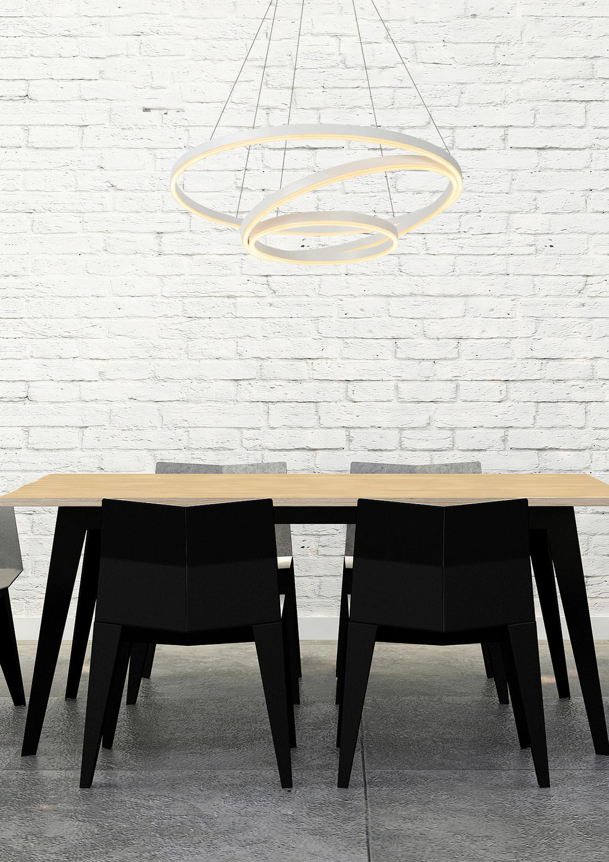 PENDELLEUCHTE 80/80/135 cm    - Design (80/80/135cm) - Lucide