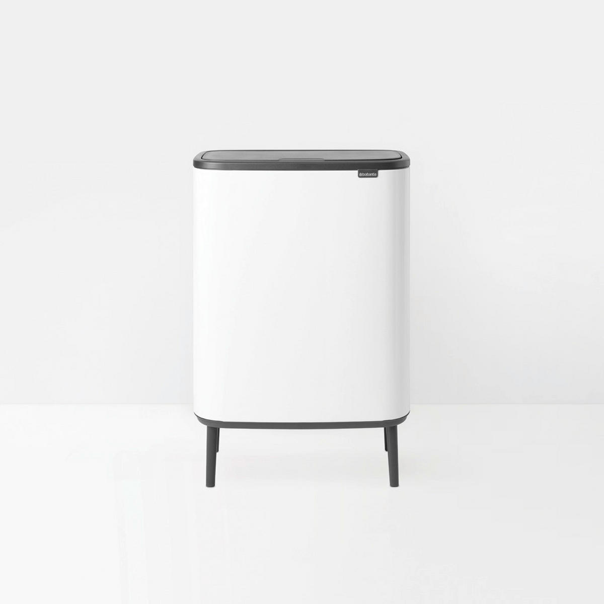 KOŠ ZA SMETI - bela, Basics, umetna masa (54.5/81.5/31.2cm) - Brabantia