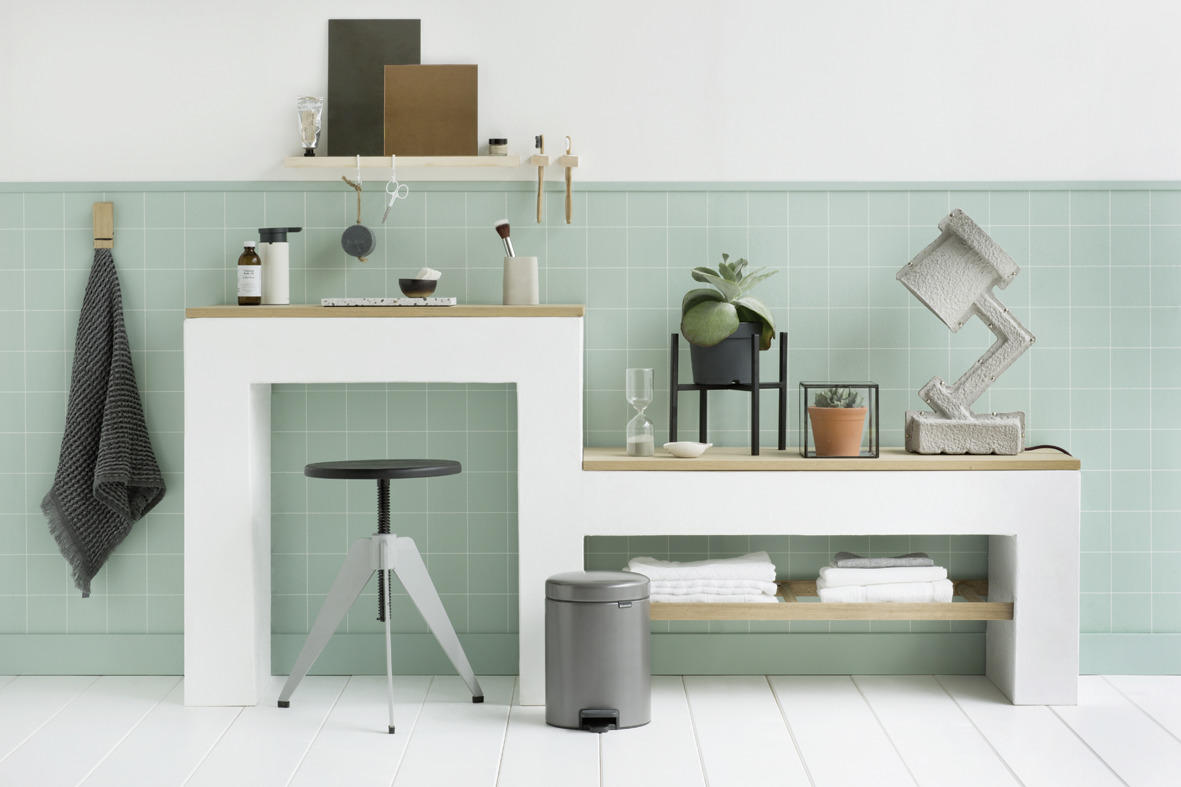 ODPADKOVÝ KÔŠ  5 l - hnedá, Design, kov/plast (20,5/29,1/27,2cm) - Brabantia